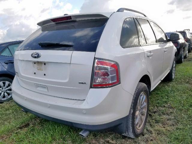 2FMDK3JC5ABB74079 - 2010 FORD EDGE SEL WHITE photo 4