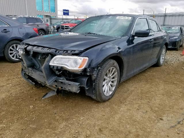 2C3CCAAG0DH503992 - 2013 CHRYSLER 300 BLACK photo 2