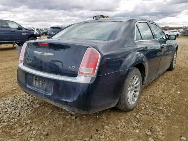 2C3CCAAG0DH503992 - 2013 CHRYSLER 300 BLACK photo 4