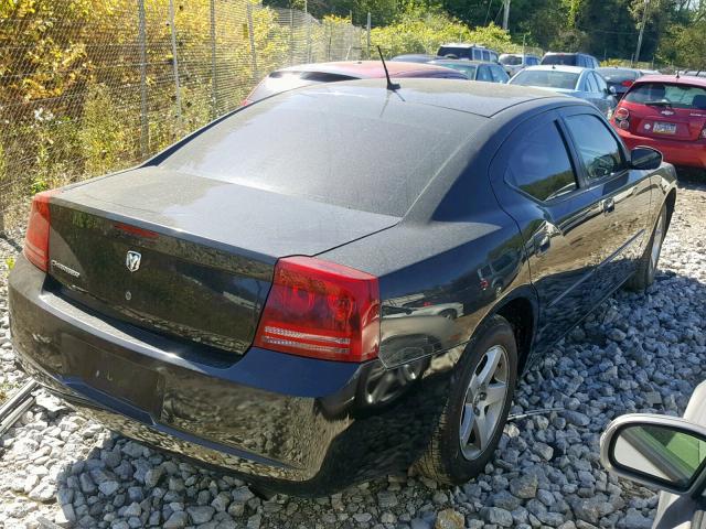 2B3KA43G08H217868 - 2008 DODGE CHARGER BLACK photo 4