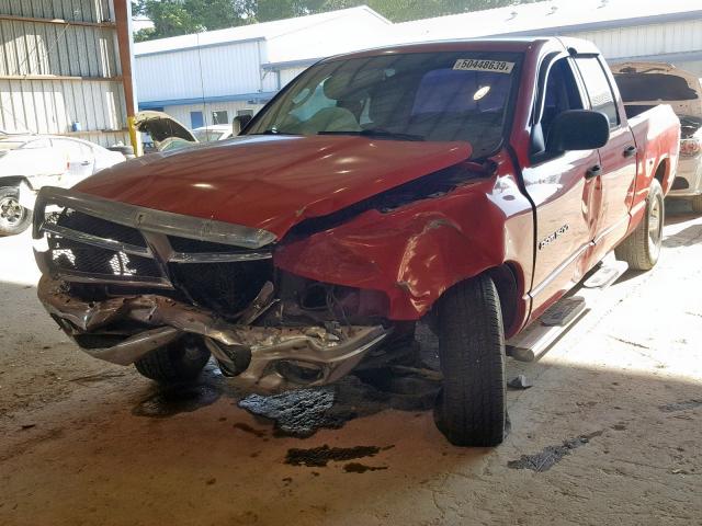 1D7HA18N13J536224 - 2003 DODGE RAM 1500 S RED photo 2