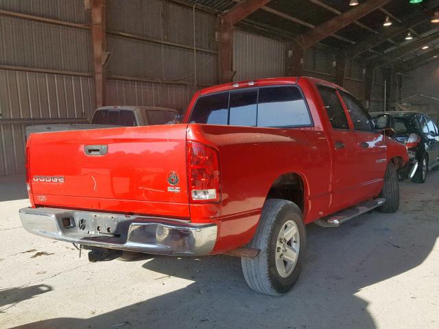 1D7HA18N13J536224 - 2003 DODGE RAM 1500 S RED photo 4