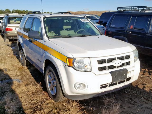 1FMCU5K30AKC13098 - 2010 FORD ESCAPE HYB WHITE photo 1