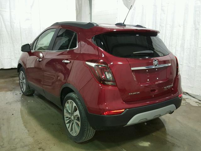 KL4CJASB9HB065227 - 2017 BUICK ENCORE PRE RED photo 3