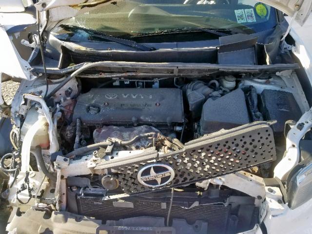 JTLKE50E891075270 - 2009 TOYOTA SCION XB Ақ фото 7