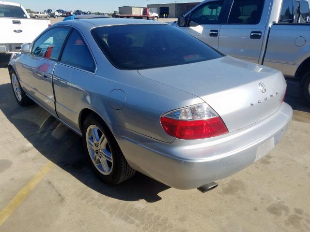 19UYA42683A014804 - 2003 ACURA 3.2CL TYPE SILVER photo 3