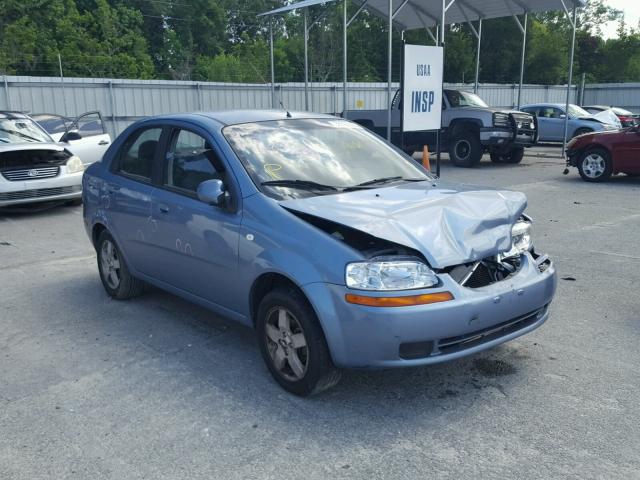 KL1TG56636B573187 - 2006 CHEVROLET AVEO LT BLUE photo 1