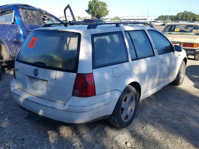 WVWSB61J42W074079 - 2002 VOLKSWAGEN JETTA GLS WHITE photo 4