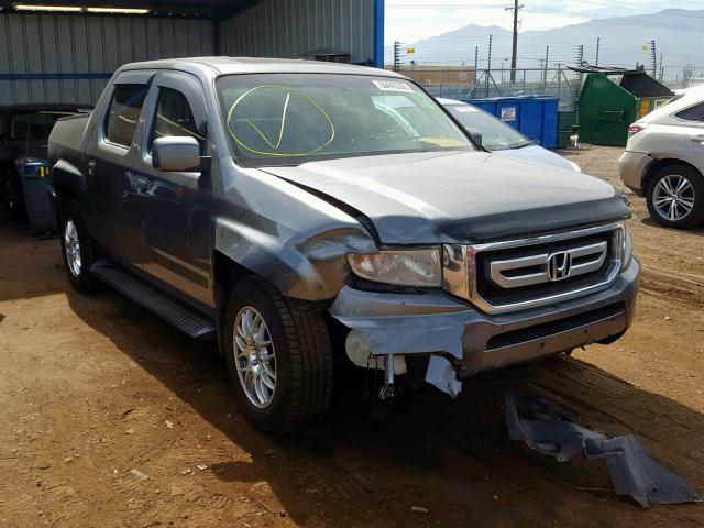 5FPYK16569B106478 - 2009 HONDA RIDGELINE GRAY photo 1