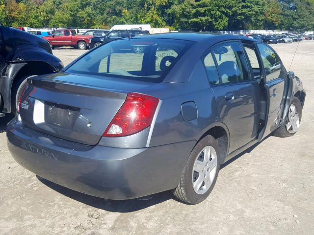 1G8AJ55F66Z180613 - 2006 SATURN ION LEVEL GRAY photo 4