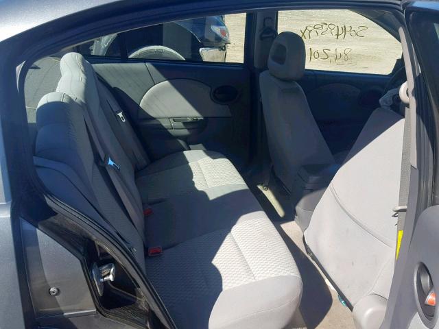 1G8AJ55F66Z180613 - 2006 SATURN ION LEVEL GRAY photo 6