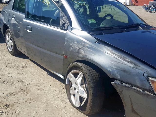 1G8AJ55F66Z180613 - 2006 SATURN ION LEVEL GRAY photo 9