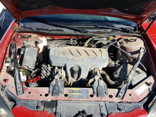 2G2WP552681130656 - 2008 PONTIAC GRAND PRIX RED photo 7