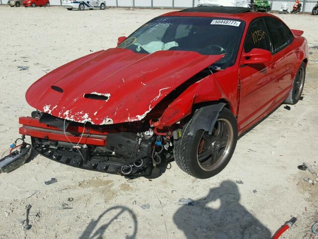 1G2WR5219YF234993 - 2000 PONTIAC GRAND PRIX RED photo 2