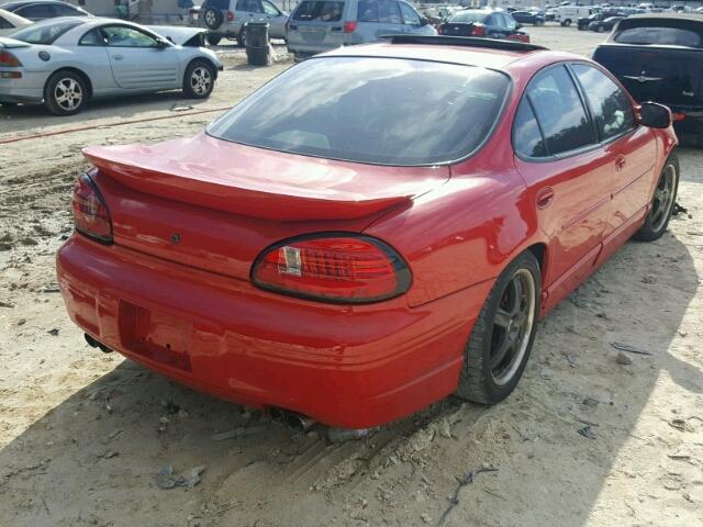1G2WR5219YF234993 - 2000 PONTIAC GRAND PRIX RED photo 4