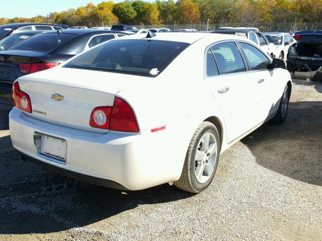 1G1ZD5E06CF319138 - 2012 CHEVROLET MALIBU 2LT WHITE photo 4