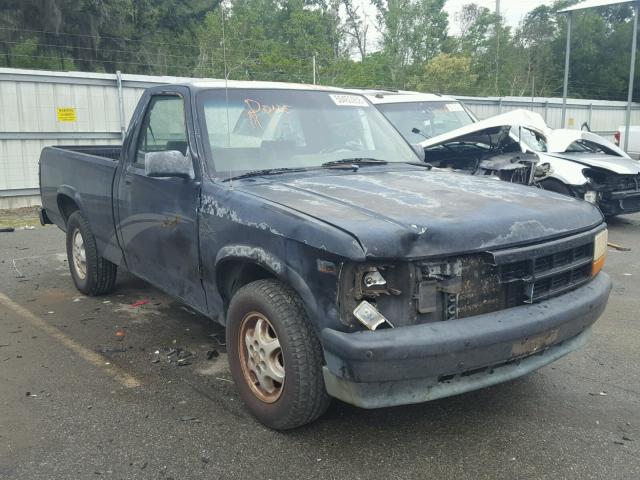 1B7FL26X2SW949177 - 1995 DODGE DAKOTA BLACK photo 1