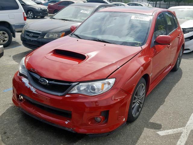 JF1GR7E62CG225340 - 2012 SUBARU IMPREZA WR RED photo 2