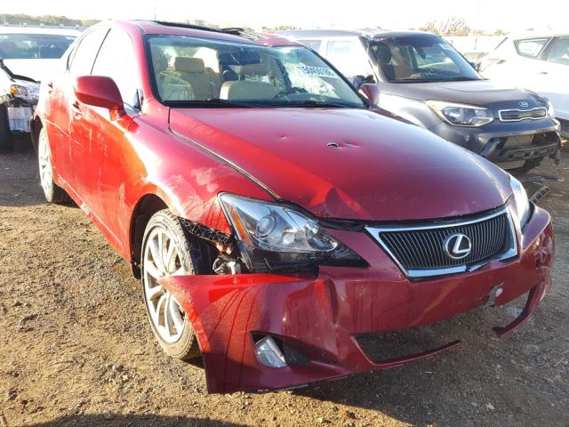 JTHCK262162000290 - 2006 LEXUS IS 250 RED photo 1