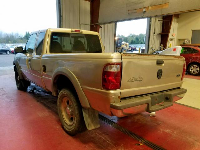 1FTZR15E51TA59889 - 2001 FORD RANGER SUP BEIGE photo 3