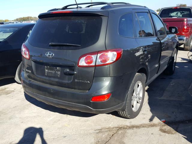 5NMSH4AGXAH380745 - 2010 HYUNDAI SANTA FE S GRAY photo 4