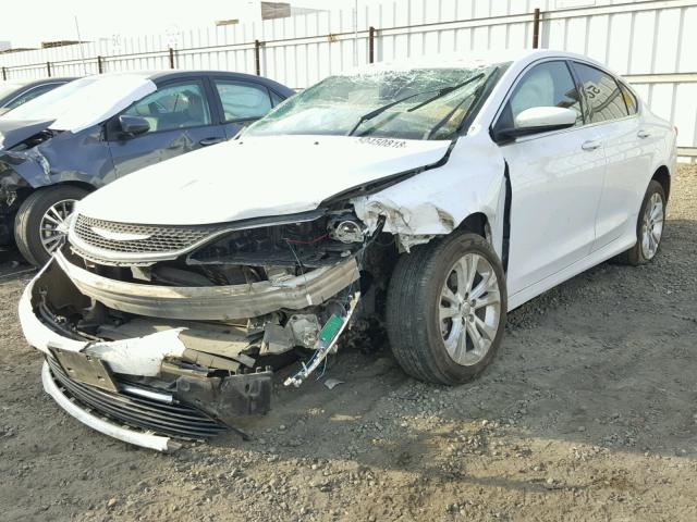 1C3CCCAB6FN646424 - 2015 CHRYSLER 200 LIMITE WHITE photo 2