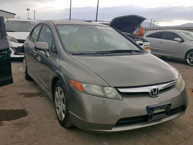 1HGFA16546L032605 - 2006 HONDA CIVIC LX BEIGE photo 1