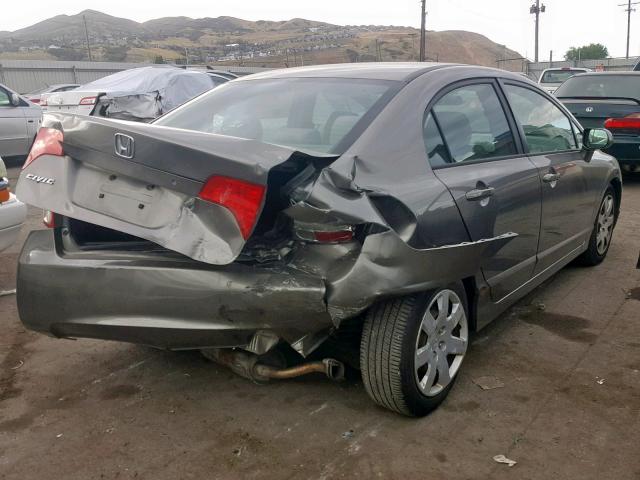 1HGFA16546L032605 - 2006 HONDA CIVIC LX BEIGE photo 4