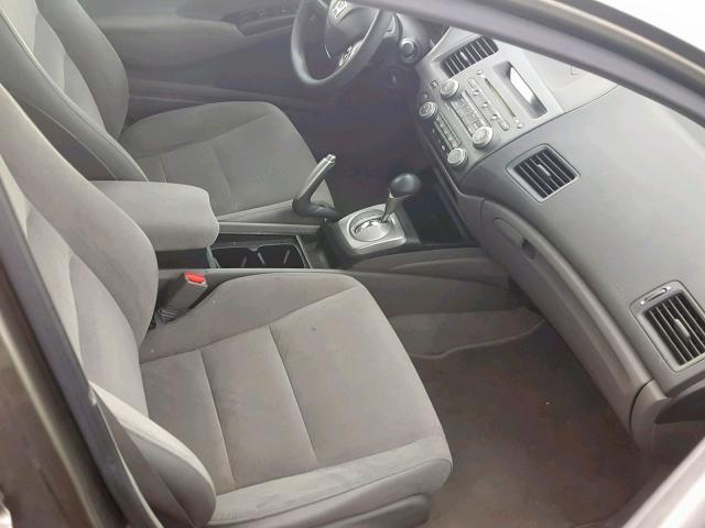 1HGFA16546L032605 - 2006 HONDA CIVIC LX BEIGE photo 5