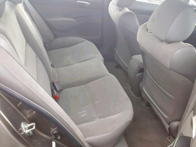 1HGFA16546L032605 - 2006 HONDA CIVIC LX BEIGE photo 6