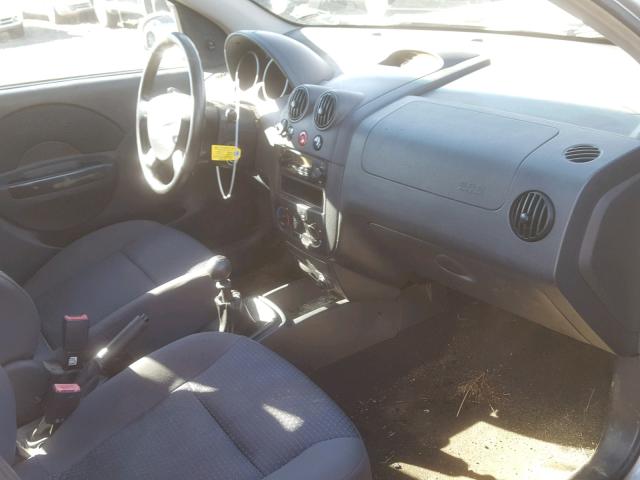 KL1TD66628B009418 - 2008 CHEVROLET AVEO BASE Gümüş foto 5