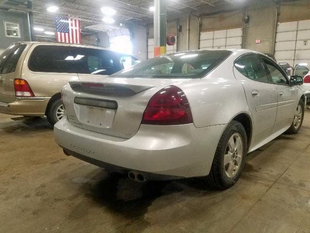 2G2WS522351163709 - 2005 PONTIAC GRAND PRIX SILVER photo 4