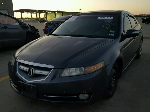 19UUA66287A010968 - 2007 ACURA TL GRAY photo 2