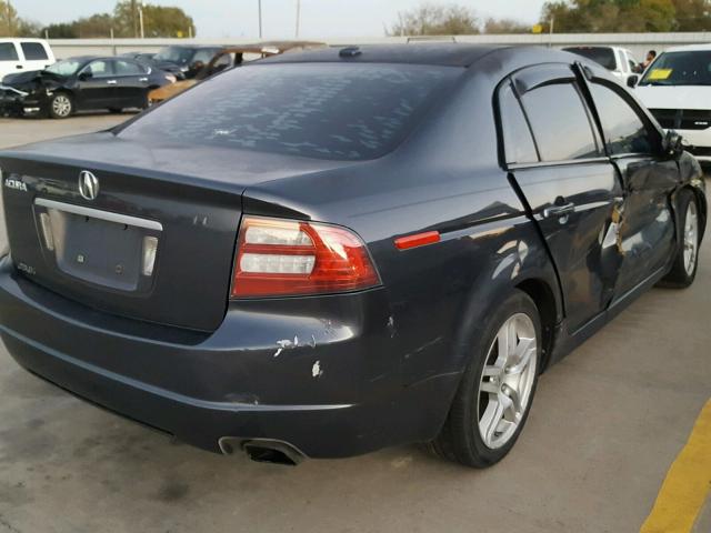 19UUA66287A010968 - 2007 ACURA TL GRAY photo 4