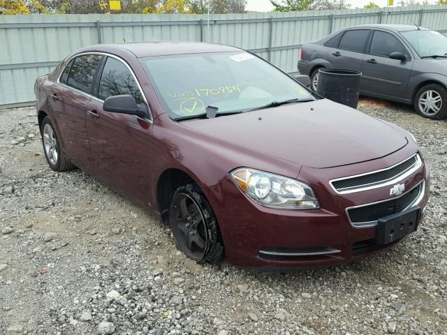 1G1ZG57B49F170954 - 2009 CHEVROLET MALIBU LS Tünd qırmızı foto 1