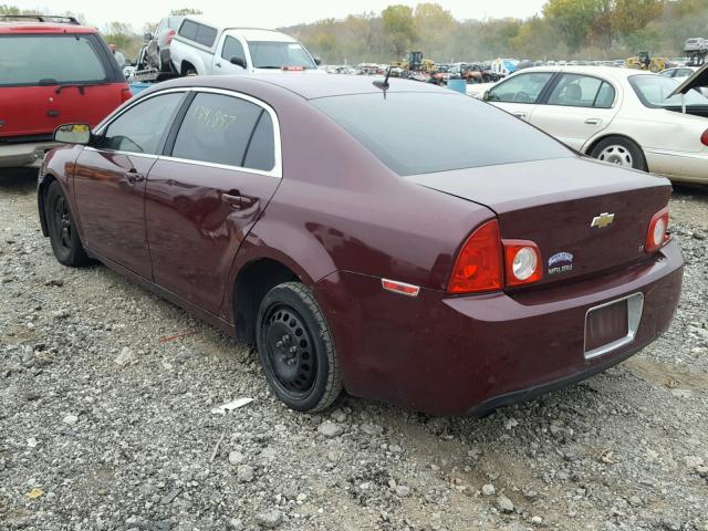 1G1ZG57B49F170954 - 2009 CHEVROLET MALIBU LS Tünd qırmızı foto 3