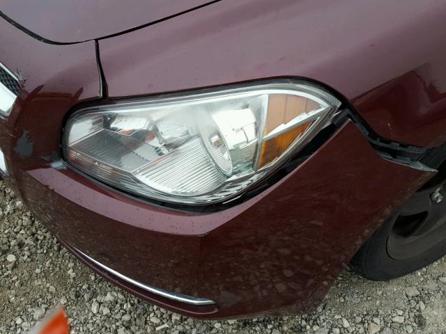1G1ZG57B49F170954 - 2009 CHEVROLET MALIBU LS Tünd qırmızı foto 9