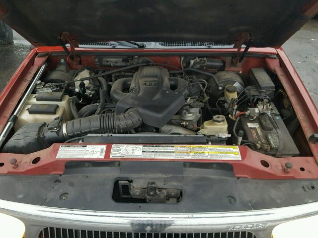 4M2ZU76E8YUJ37726 - 2000 MERCURY MOUNTAINEE RED photo 7