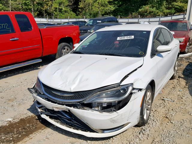 1C3CCCAB6FN680721 - 2015 CHRYSLER 200 LIMITE WHITE photo 2