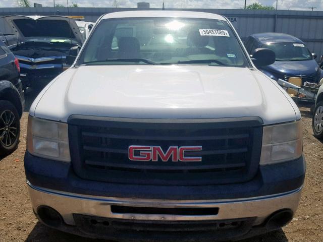 1GTN1TEA3BZ136210 - 2011 GMC SIERRA C15 WHITE photo 9