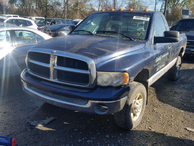 3D7KU26D33G719963 - 2003 DODGE RAM 2500 S BLUE photo 2