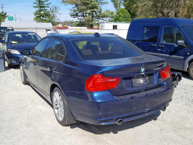 WBAPL5C56BA921109 - 2011 BMW 335 XI BLUE photo 3