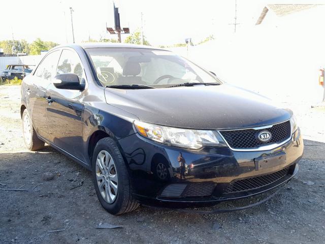 KNAFU4A26A5054619 - 2010 KIA FORTE EX BLACK photo 1