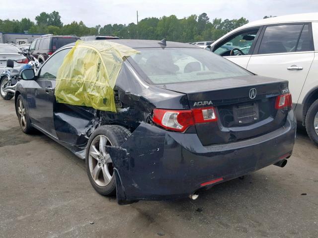 JH4CU26609C016475 - 2009 ACURA TSX BLACK photo 3