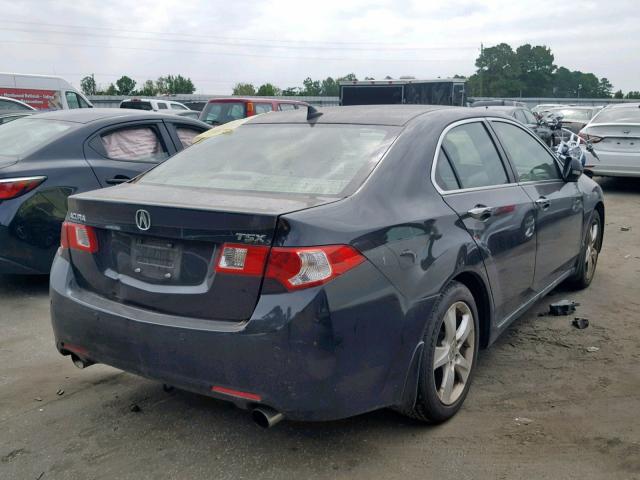 JH4CU26609C016475 - 2009 ACURA TSX BLACK photo 4