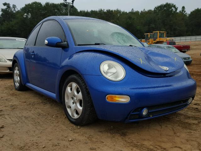 3VWCP21C43M438306 - 2003 VOLKSWAGEN NEW BEETLE BLUE photo 1