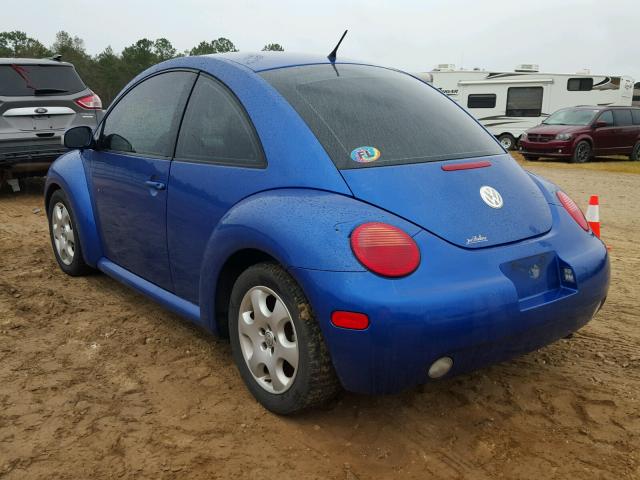 3VWCP21C43M438306 - 2003 VOLKSWAGEN NEW BEETLE BLUE photo 3