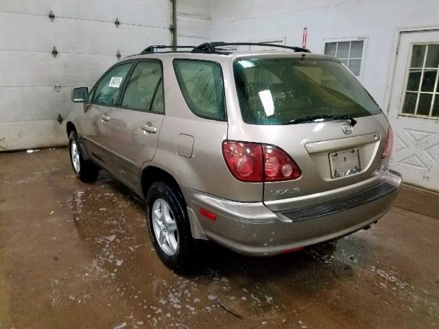 JT6HF10U6Y0157495 - 2000 LEXUS RX 300 TAN photo 3