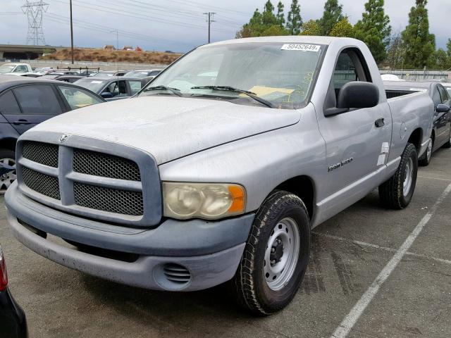 1D7HA16K03J529144 - 2003 DODGE RAM 1500 S SILVER photo 2