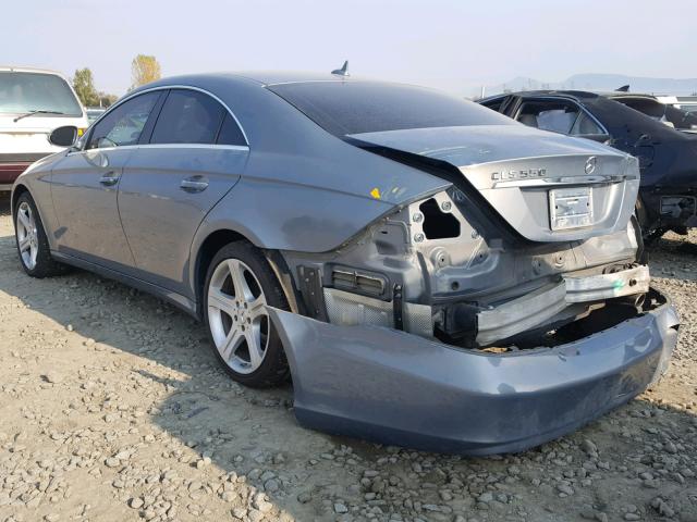 WDDDJ72X37A085735 - 2007 MERCEDES-BENZ CLS 550 GRAY photo 3